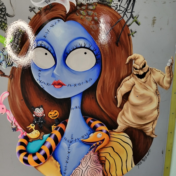 Sally Nightmare before Christmas Original Painting - Picture 2 of 8